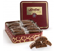 24 Chocolate Biscotti in a Tin Individually wrapped 